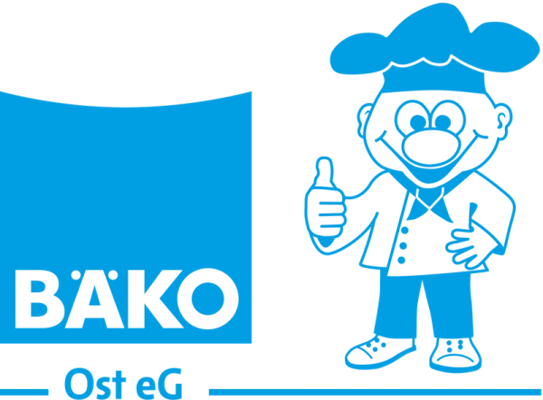 BÄKO Ost eG logo showing a chef giving a thumbs up.