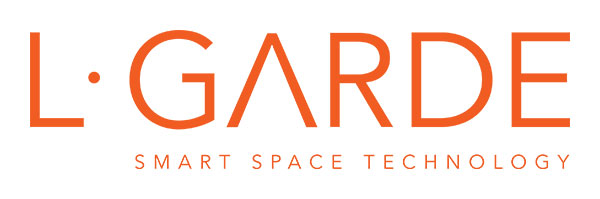 L·GARDE logo, representing smart space technology.