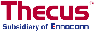 Thecus logo, a subsidiary of Innoconn.