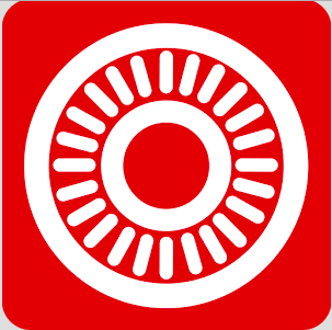 Electric Stove | All Good All Bad A red square displays a white electric stovetop burner symbol.
