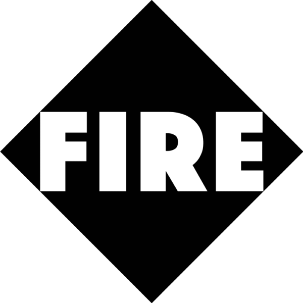 Fire Records logo | All Good All Bad Fire Records logo