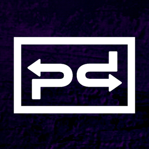 Perspectives Digital logo, a white icon with opposing arrows in a rectangular frame.